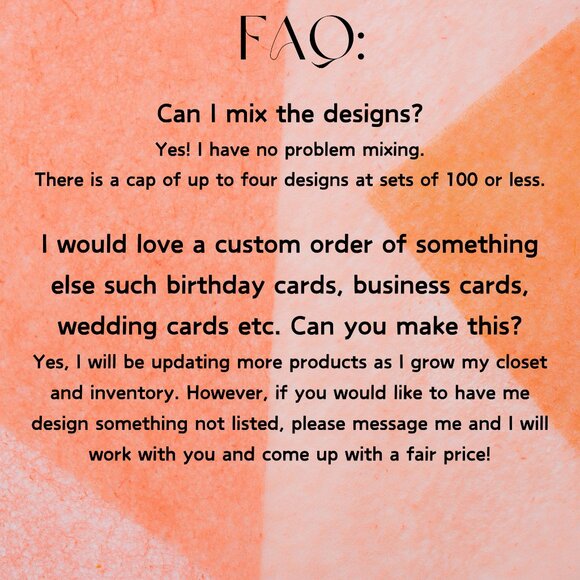 'Abstract Paint Strokes' Personalized to You Thank You Cards - Picture 6 of 10